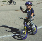 kid on a bike